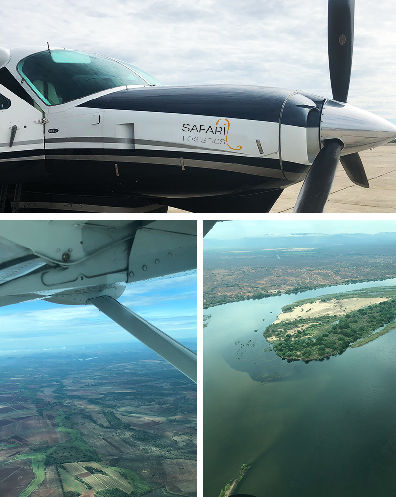 charter flights on a Safari in Zimbabwe